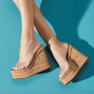 SCHUTZ Dalle Women's Tan Wedge Sandals